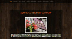 Desktop Screenshot of myrtletavern.com