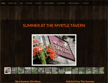 Tablet Screenshot of myrtletavern.com